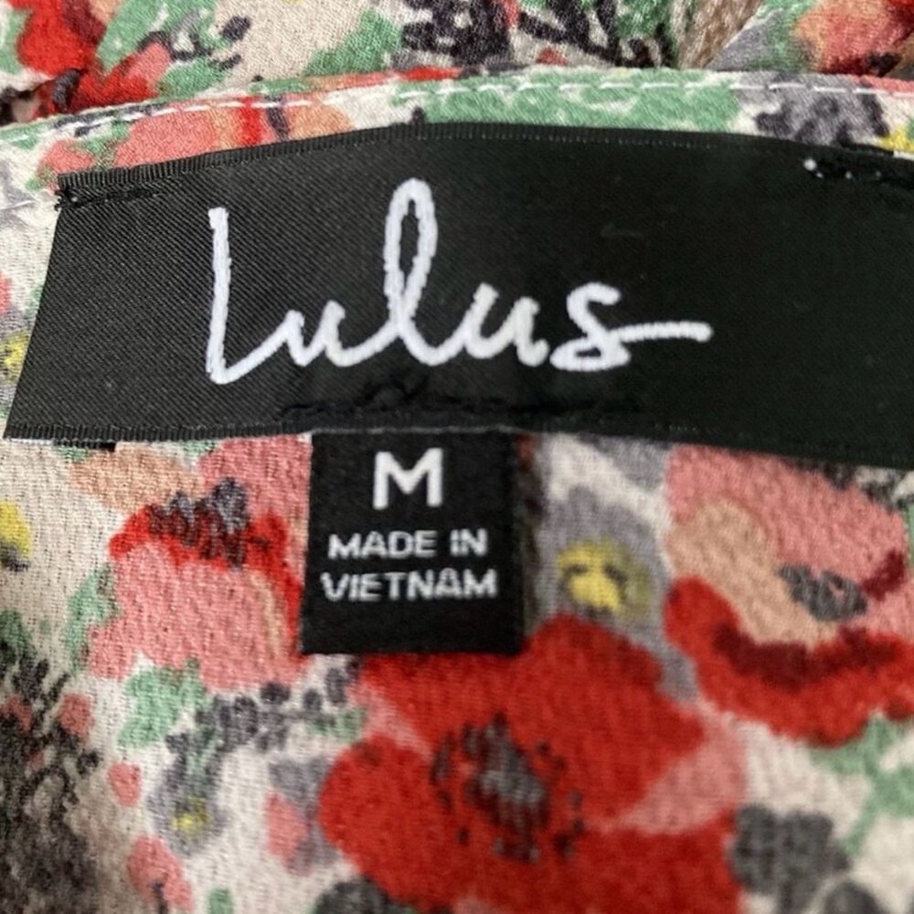 Lulu’s | Floral Maxi Wrap Dress | M - Picture 8 of 9